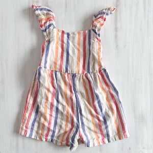 Gap striped flutter romper (size 4T)